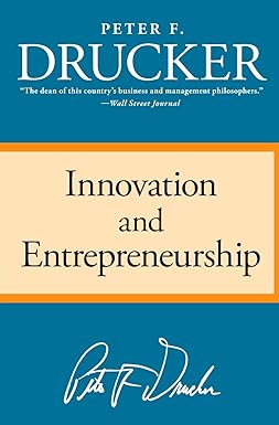 Cover of Innovation and Entrepreneurship by Peter F. Drucker