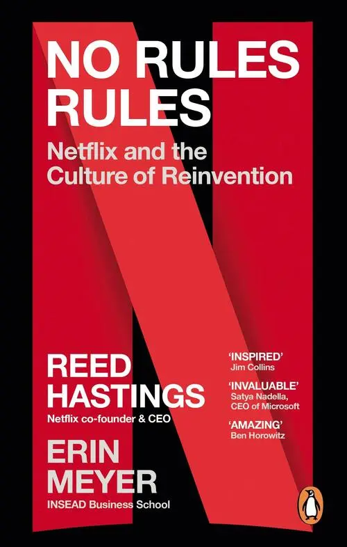 Cover of No Rules Rules by Reed Hastings & Erin Meyer
